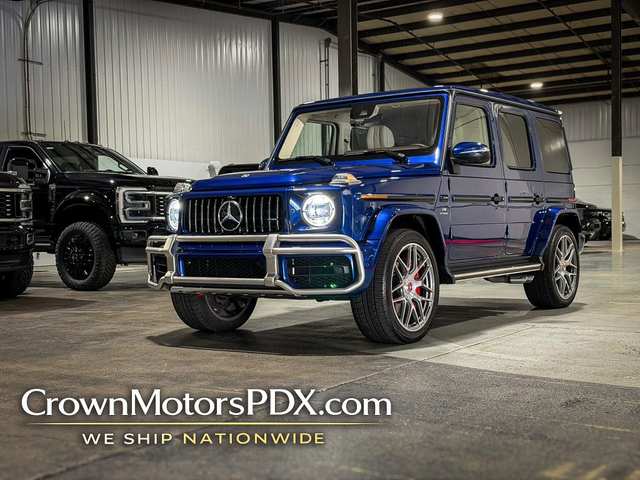 2021 Mercedes-Benz AMG G63 BRILLIANT BLUE METALLIC – EXCLUSIVE INTERIOR PKG PLUS