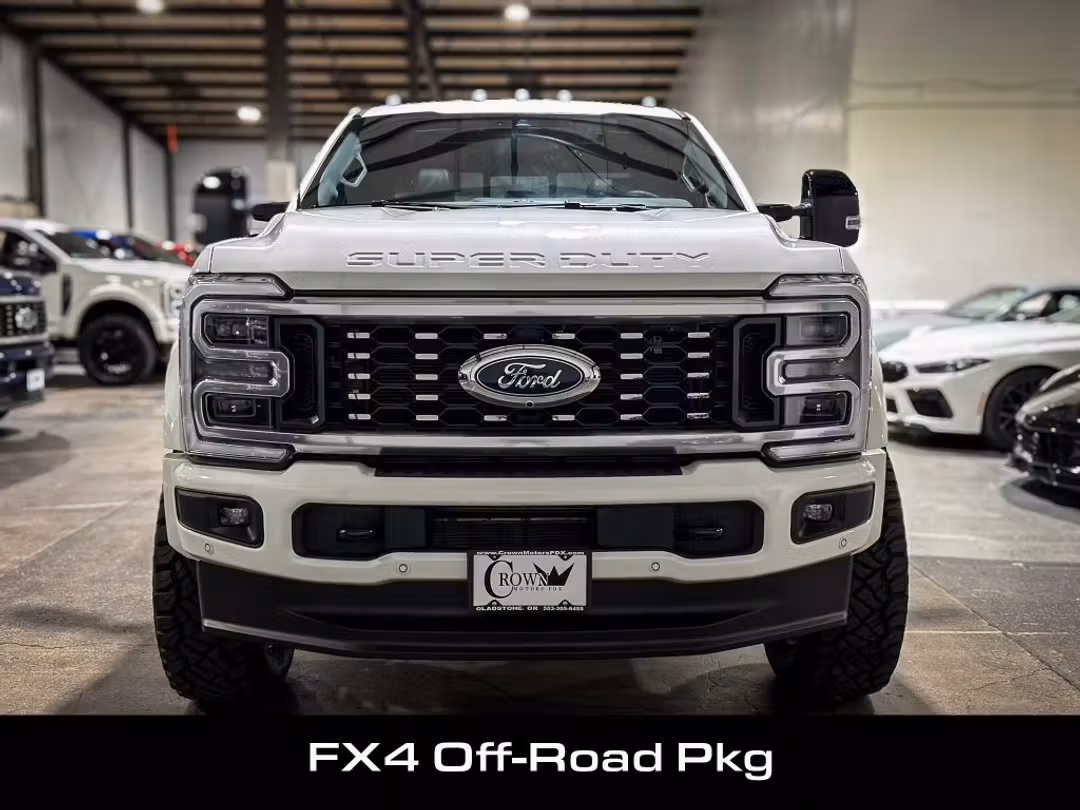 2026 Ford F450 Super Duty Crew PLATINUM FX4 OFFROAD PACKAGE 22" WHEELS WITH 37" MT TIRES - Image 3